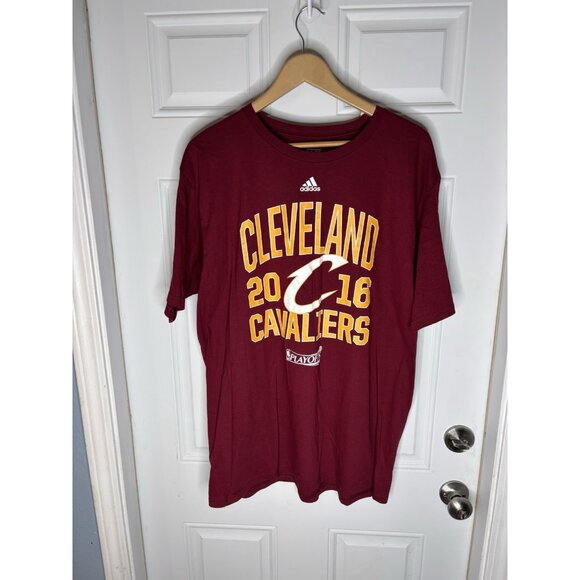 Adidas Men's Cleveland Cavaliers 2016 Playoffs Tee Shirt Size XL NWT - Picture 1 of 3